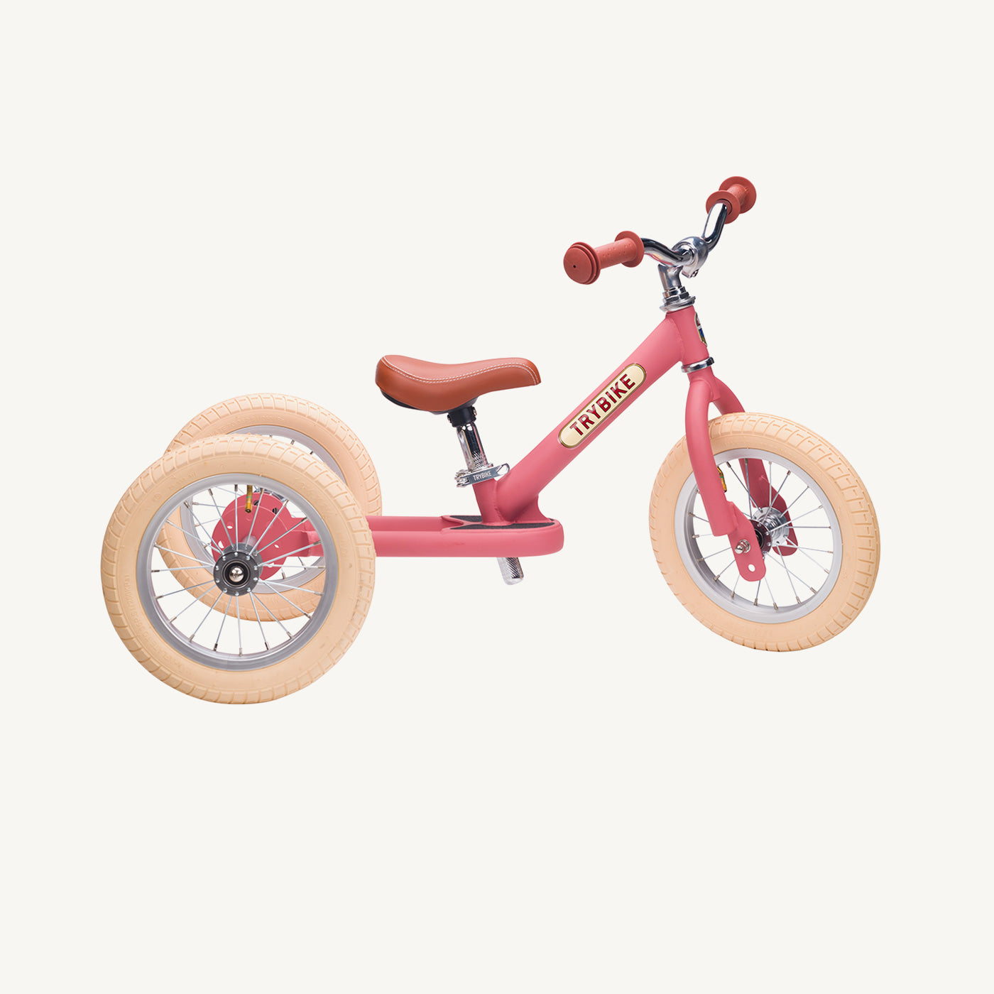 Trybike Steel Balance Trike Matte Vintage Pink All Mamas Children