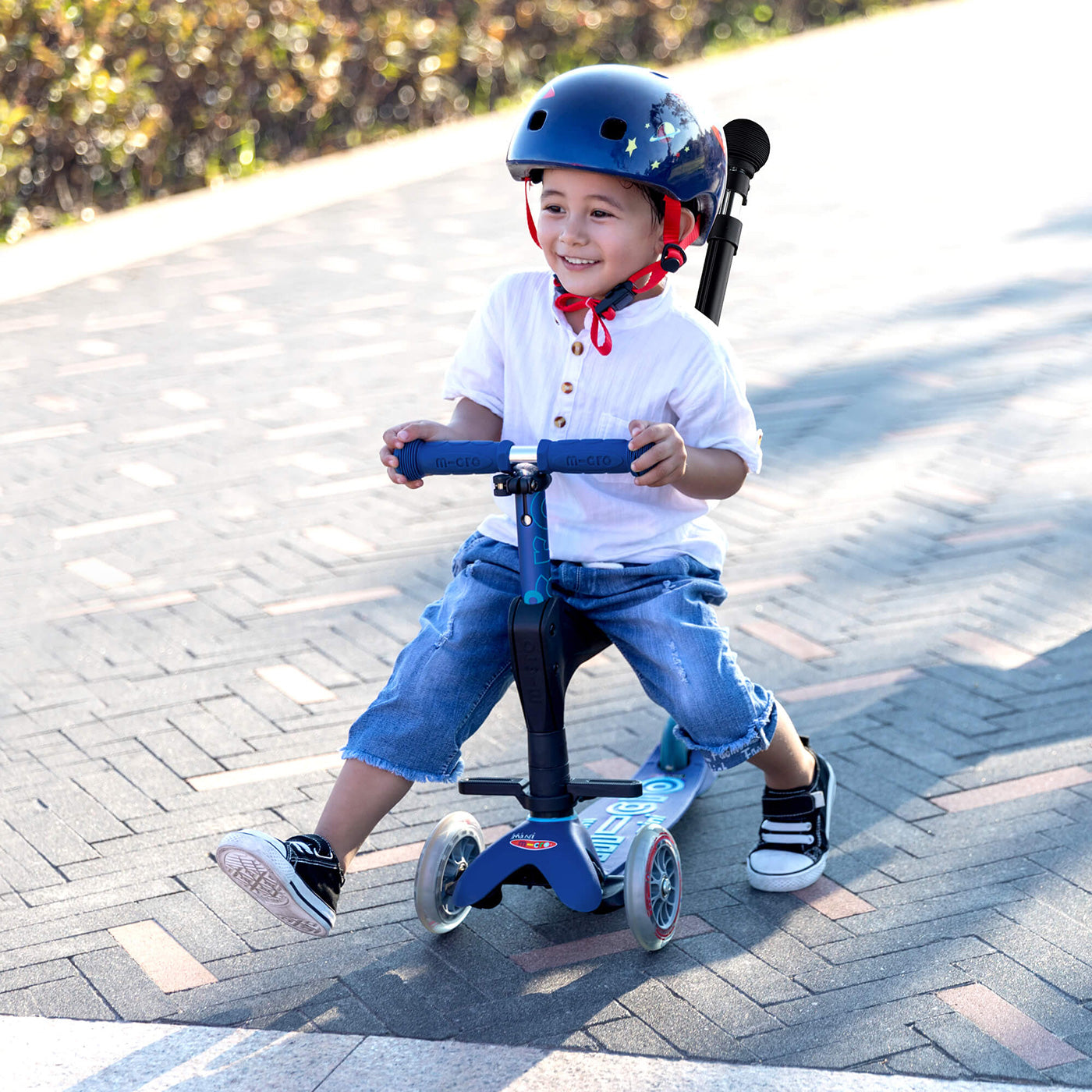 Mini micro scooter cheap deluxe blue