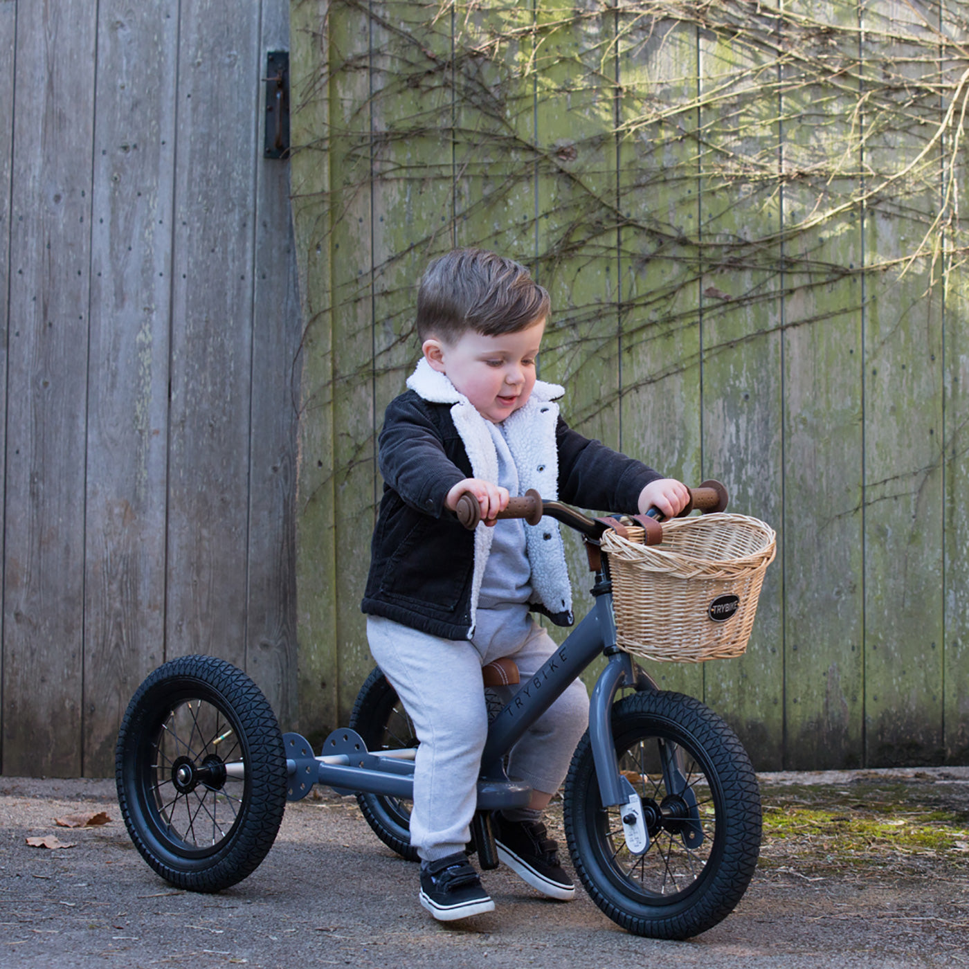 Trybike Steel Balance Trike Grey All Mamas Children