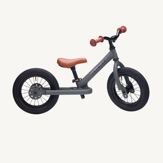 Trybike Steel Balance Trike - Matte - Vintage Grey